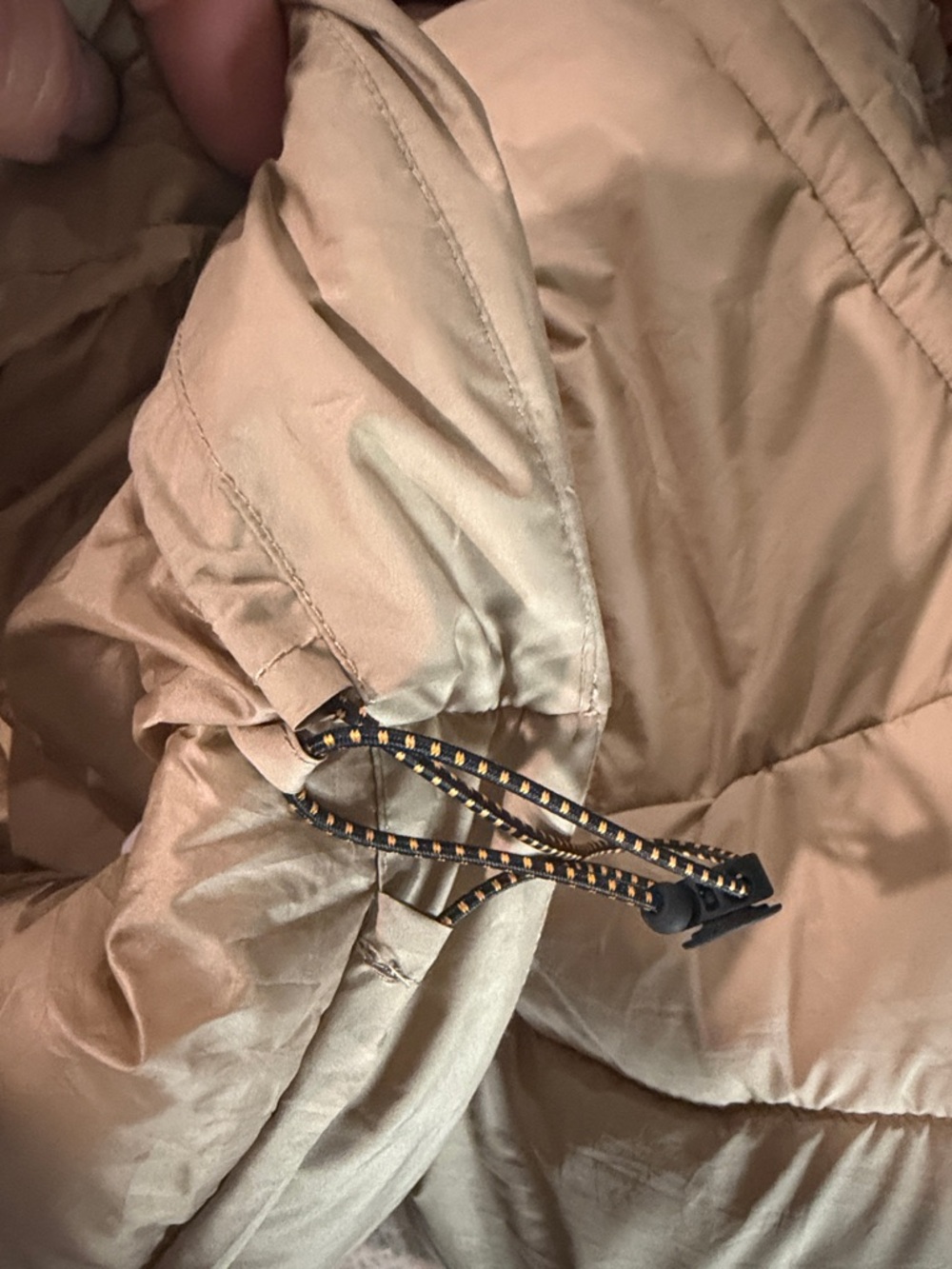 SAVE THE DUCK Hooded Puffer Jacket - Cream/gold - Picture 7 of 9